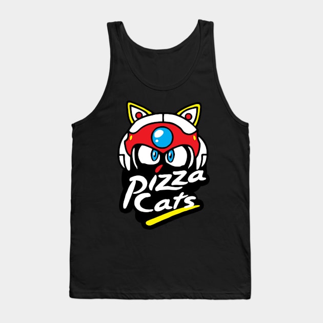 Pizza Cats - Samurai Pizza Cats Tank Top by johnoconnorart